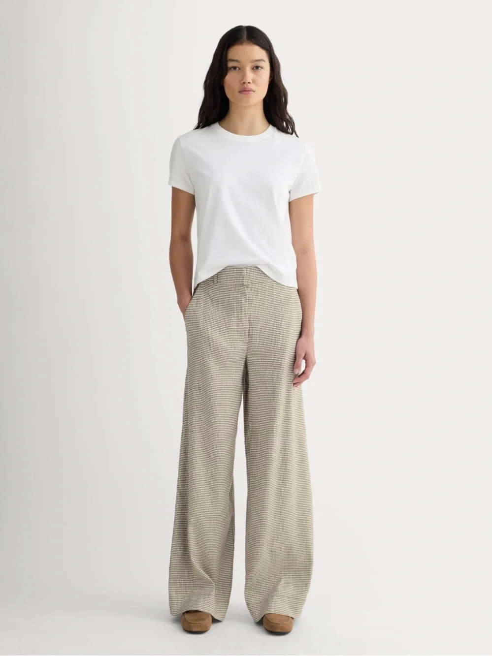 Everlane THE WIDE-LEG PANT IN STRETCH LINEN
